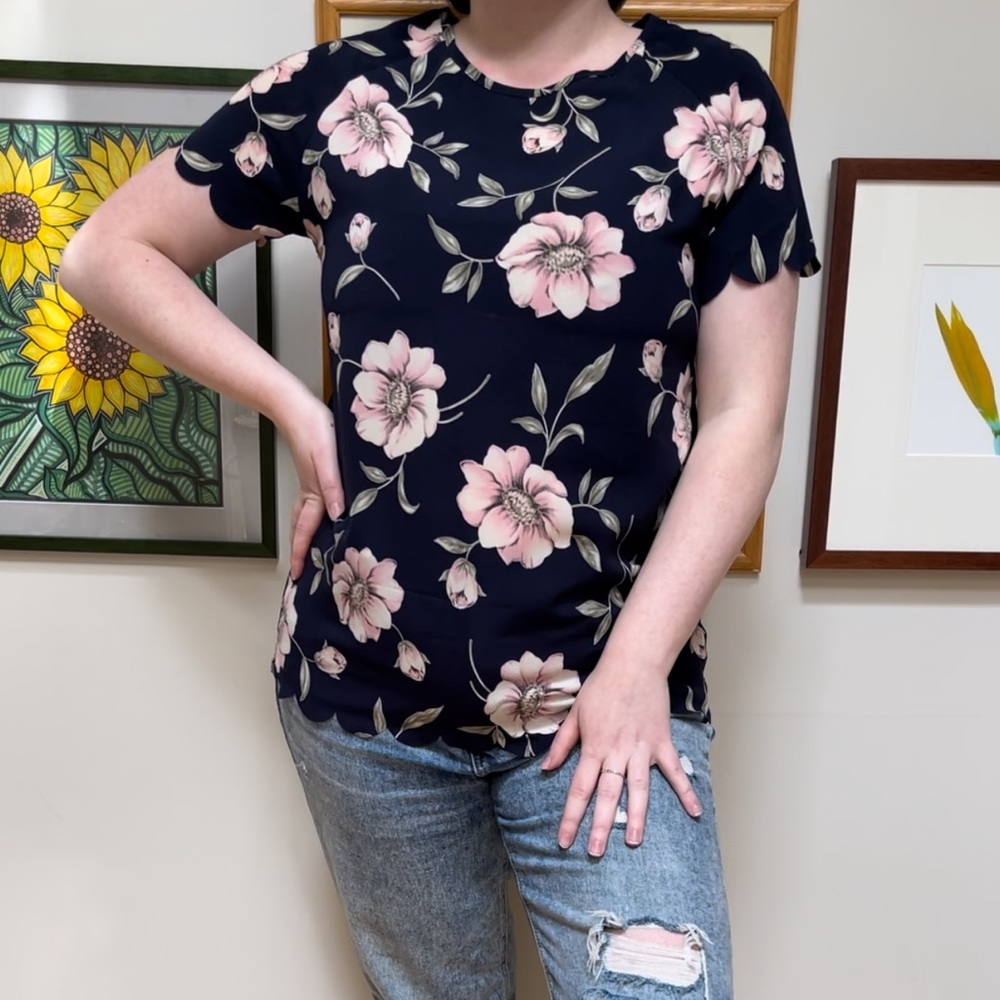 Vanilla Bay Floral Top